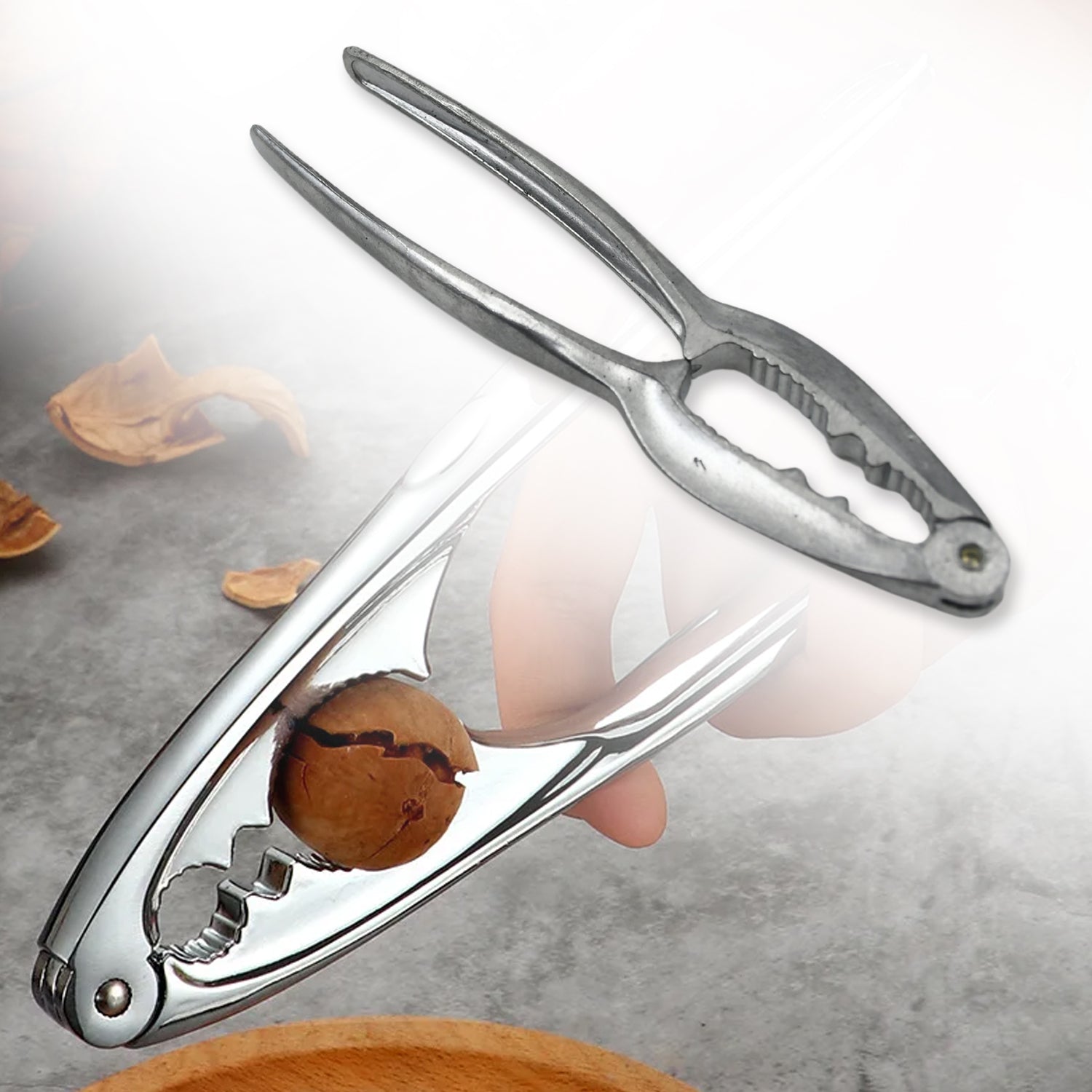 SMALL WALNUT CRACKER, LUXURY DIE CAST STAINLESS ALLOY NUT CUTTER WALNUT CLAMP PLIER PORTABLE SMART WALNUT AKHROT HOUSEHOLD OPEN CORE PLIERS FOR ALL NUTS SMALL WALNUT CRACKER, LUXURY DIE CAST STAINLESS ALLOY NUT CUTTER WALNUT CLAMP PLIER PORTABLE SMART WALNUT AKHROT HOUSEHOLD OPEN CORE PLIERS FOR ALL NUTS